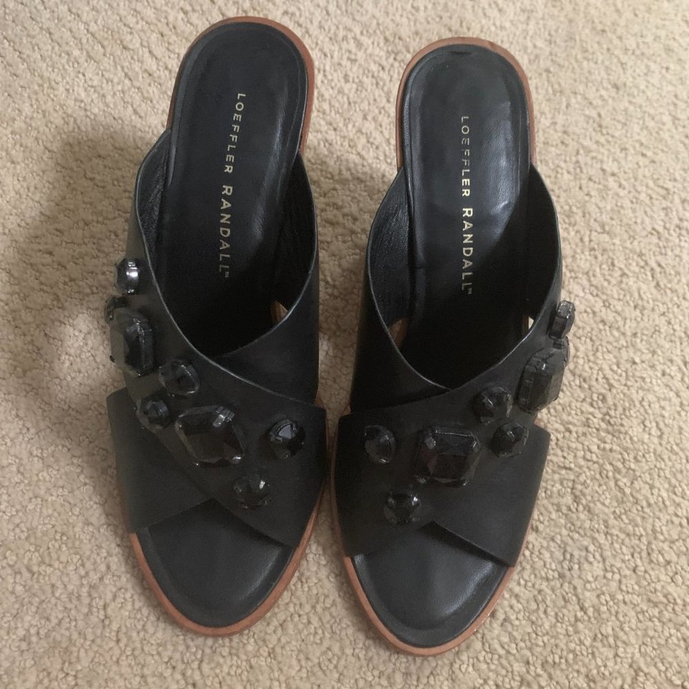 Loeffler Randall heels, size 8 "Etta Jeweled heel"